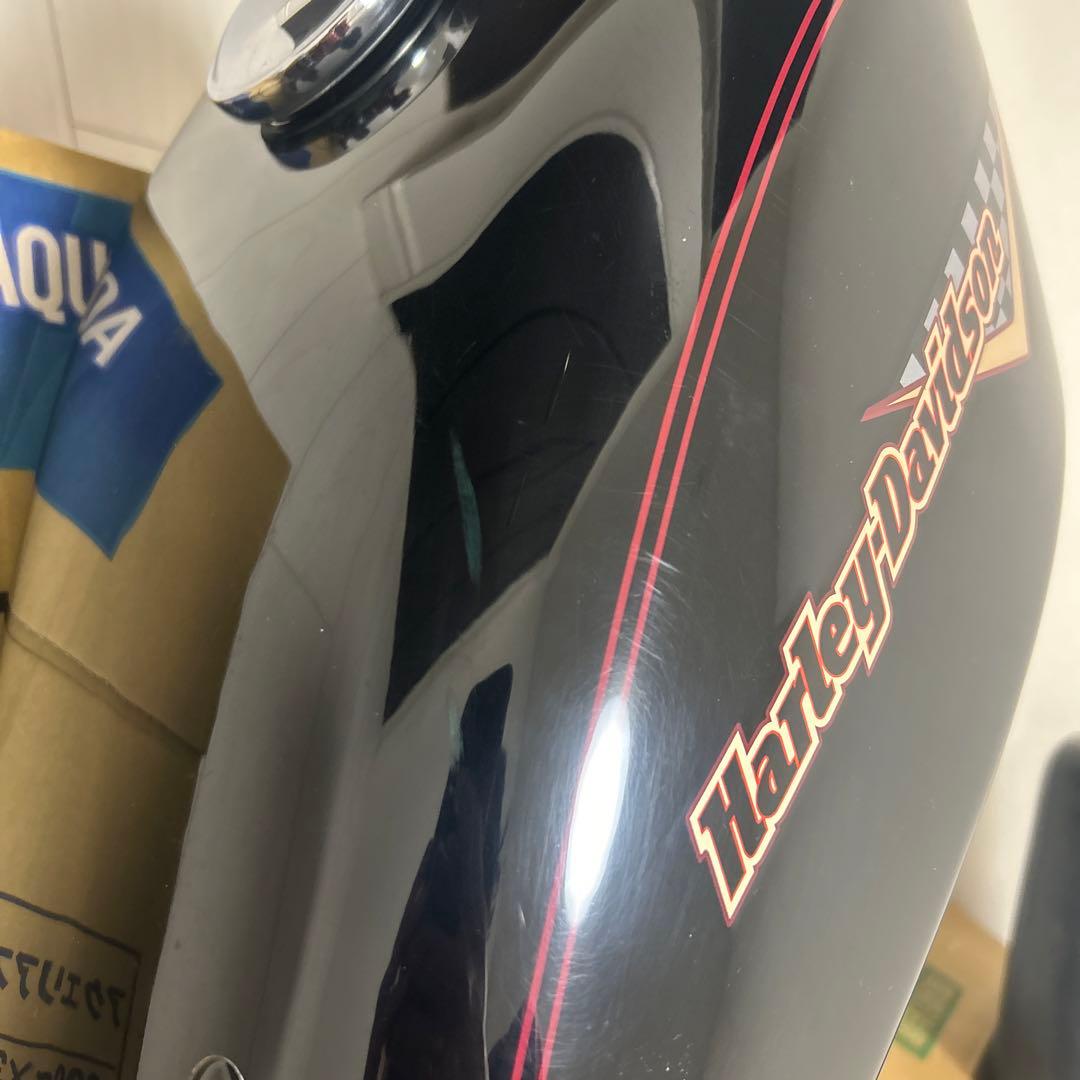 Harley-Davidson タンク 黒 チェック柄
