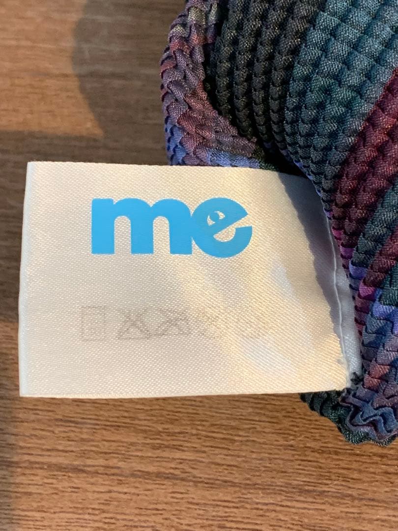 me ISSEY MIYAKEイッセイミヤケ チェック柄 プリーツ 半袖トップス