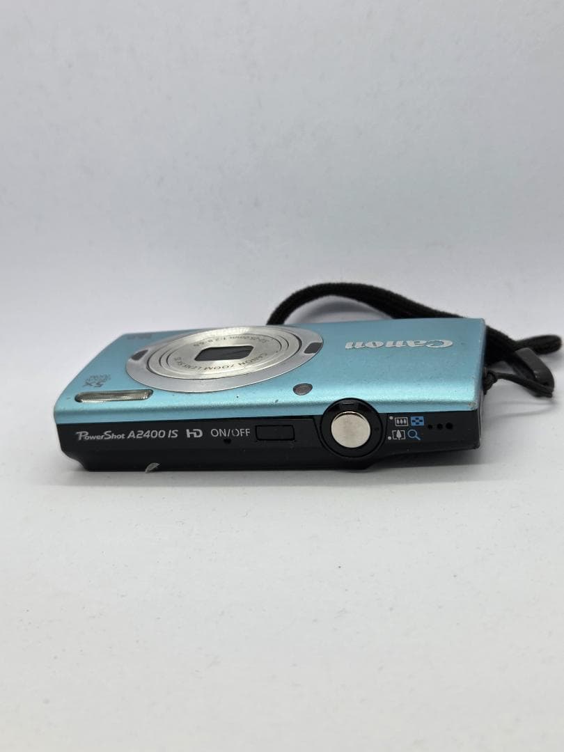 【ジャンク】キャノン Canon PowerShot A2400 IS 水色