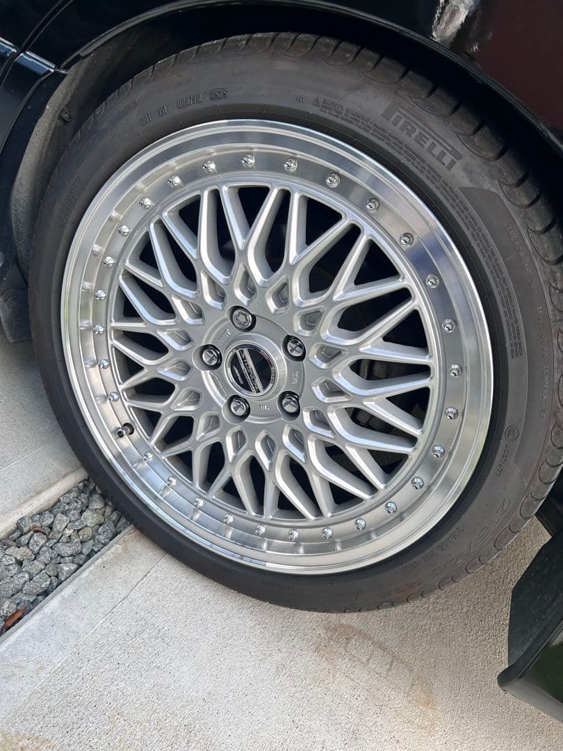 シュタイナー　FTX サテンシルバー　リムポリッシュ　18インチ　メッシュ