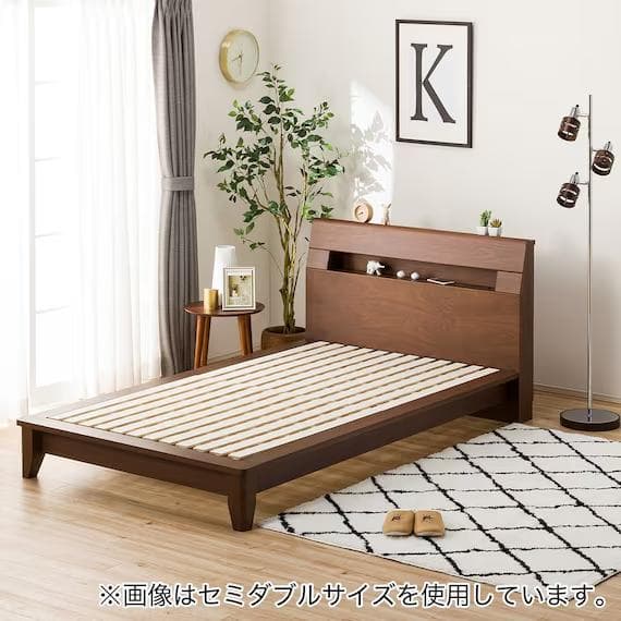 ニトリ ダブル すのこ ベッドフレーム ロデリック-S MBR