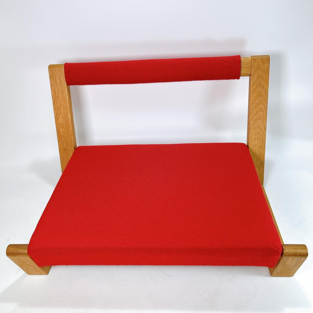 【希少人気色】園田 椅子 製作所 ZAGAKU04 レッド 赤 座椅子 送料無料
