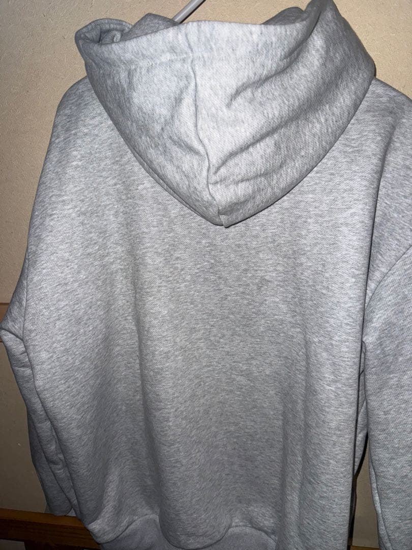 Rosé Muse ロゼミューズ 3d logo zip hoodie グレー