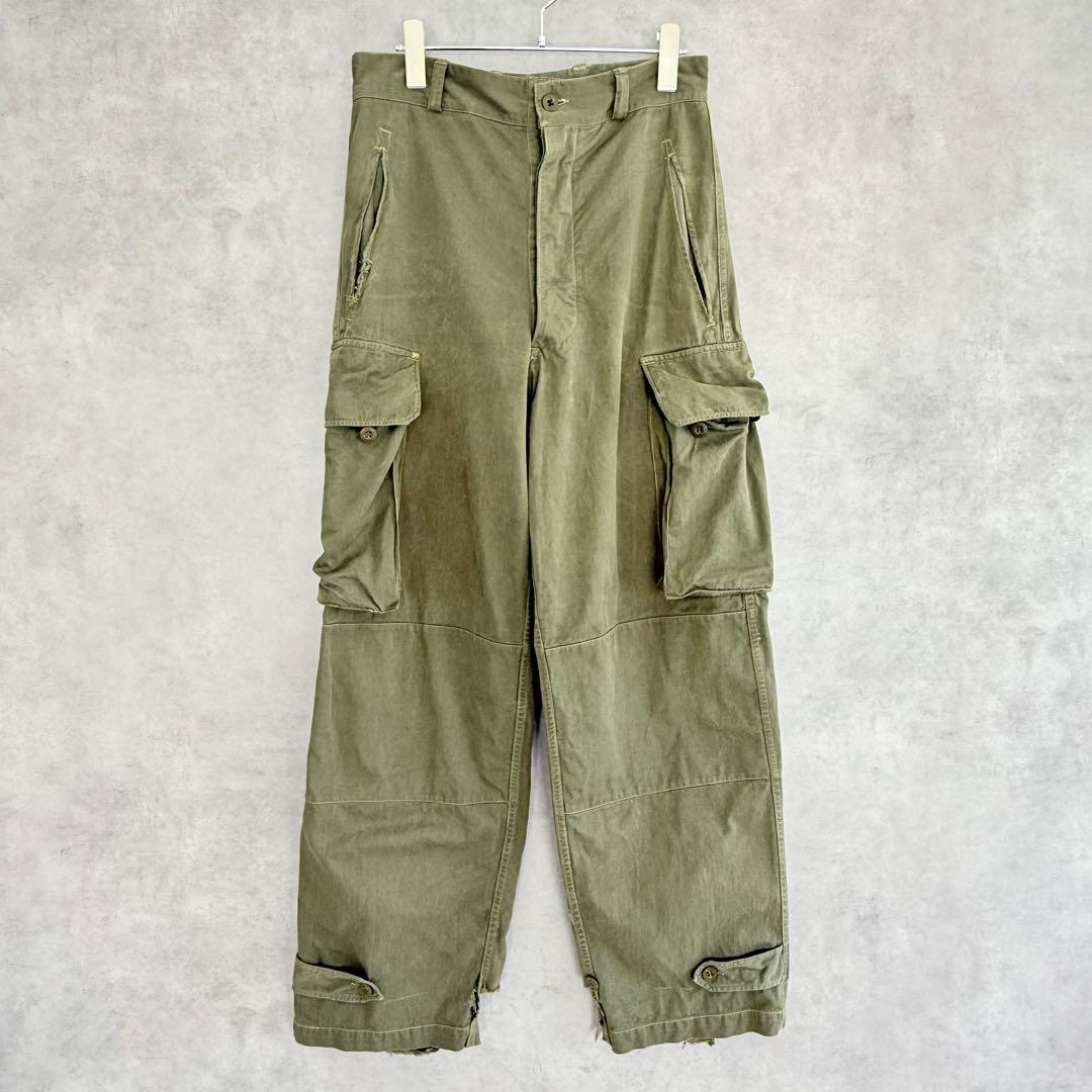60sフランス軍 M-47 カーゴパンツ 後期 HBT ミリタリーパンツ