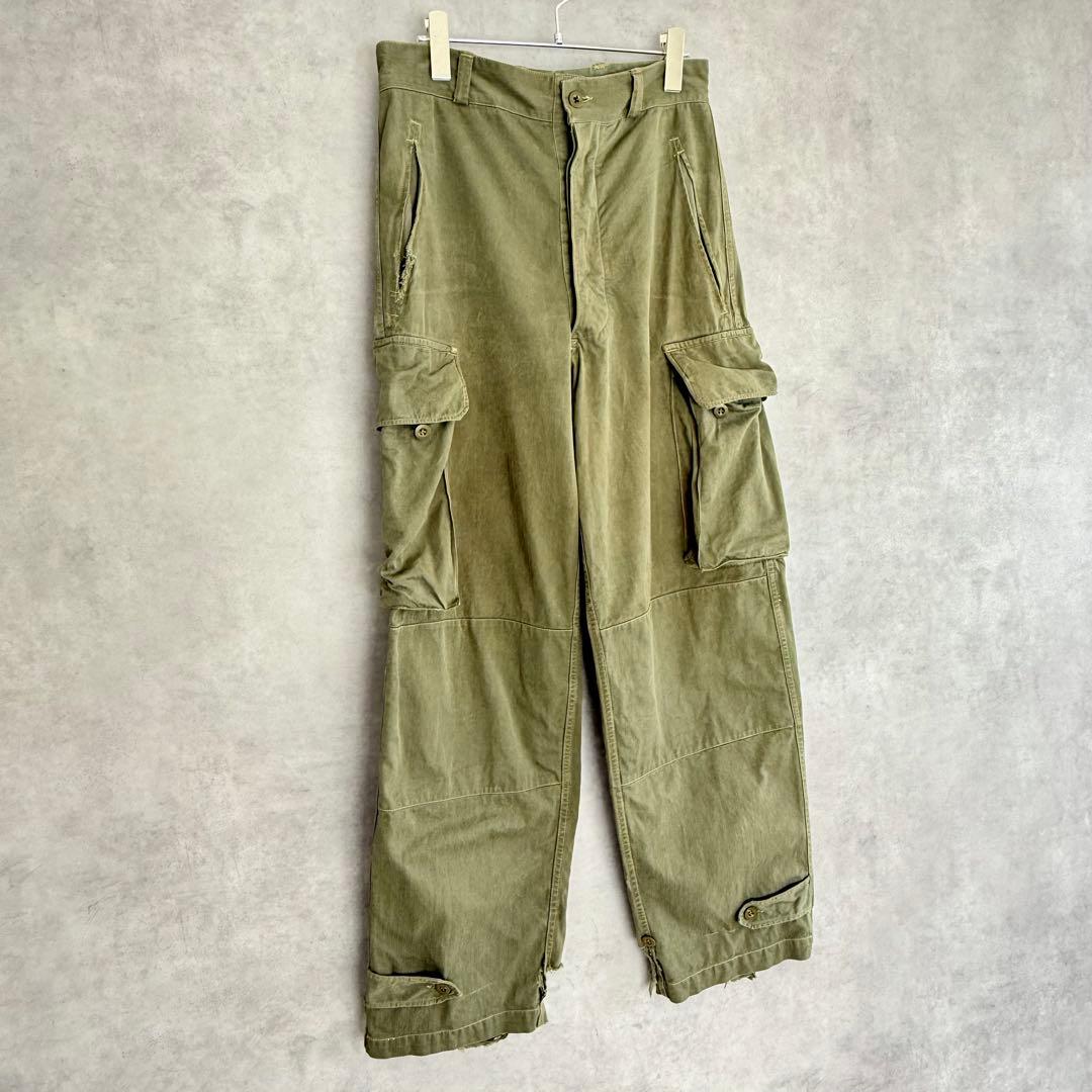 60sフランス軍 M-47 カーゴパンツ 後期 HBT ミリタリーパンツ
