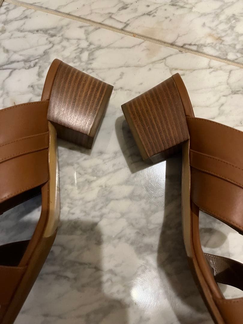 美品　HERMES エルメス　サンダル　オヴァシオン　ケリー金具 サイズ38