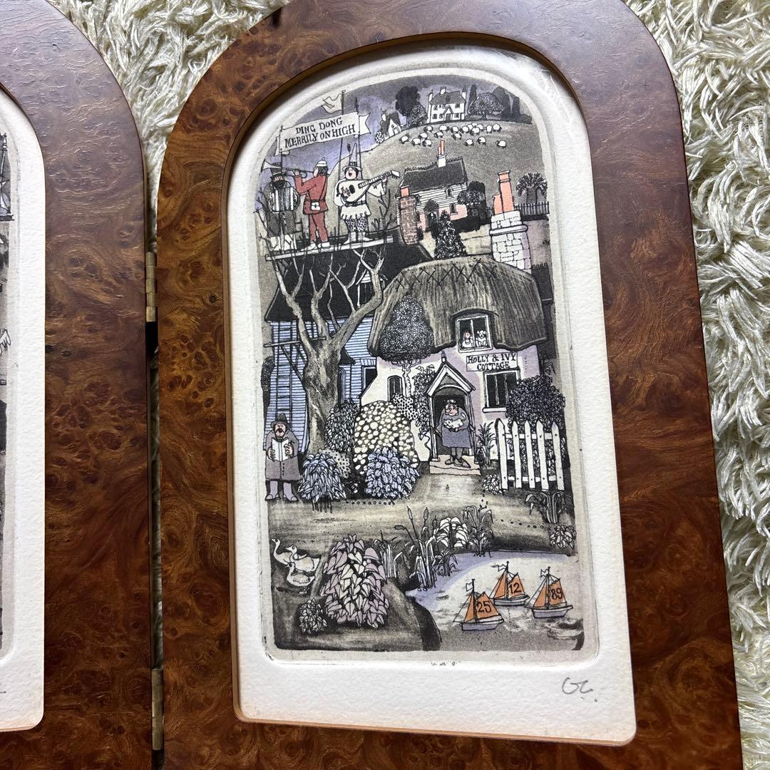 グラハムクラーク 銅版画 『汝ら信仰あつき者よ』 額装品 159/400