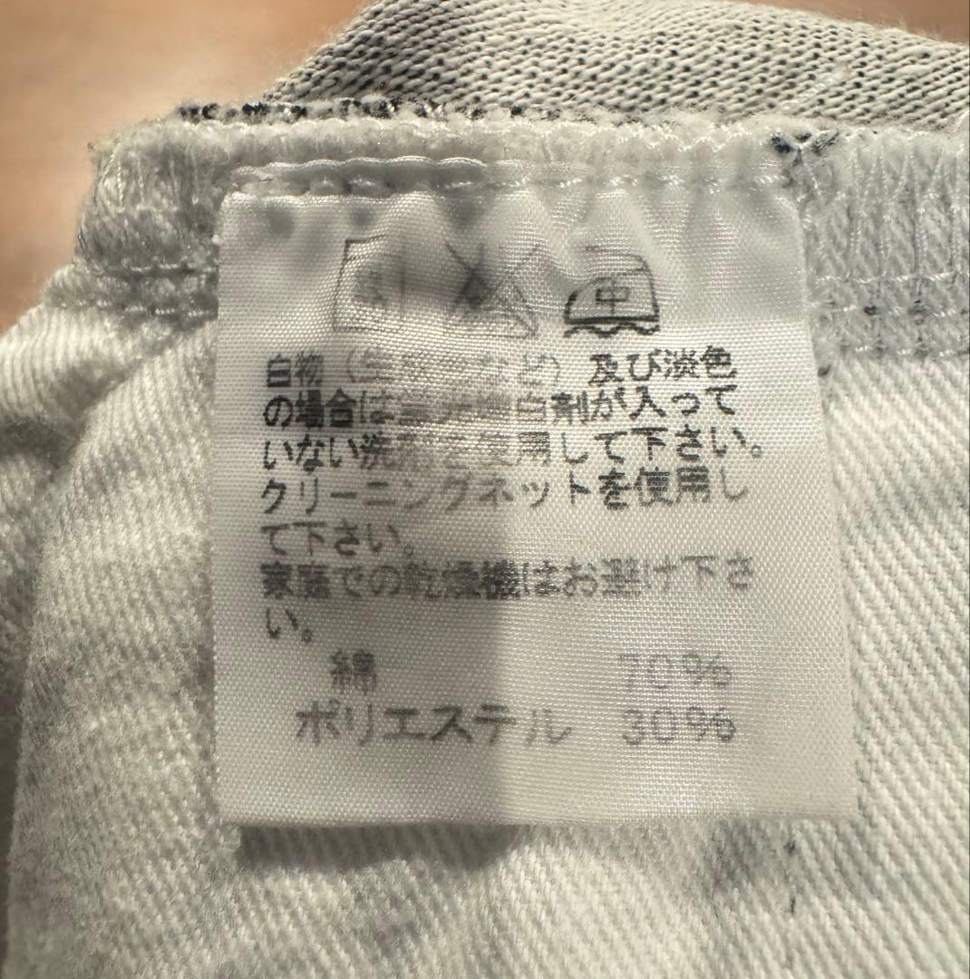 ISSEIMIYAKEイッセイミヤケカジュアルパンツ 白黒抽象柄サイズ1