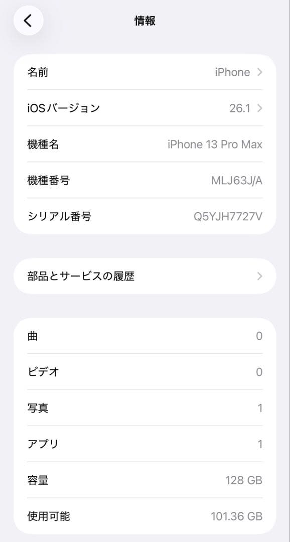 iPhone13 pro max ゴールド 128GB SIMフリー ジャンク