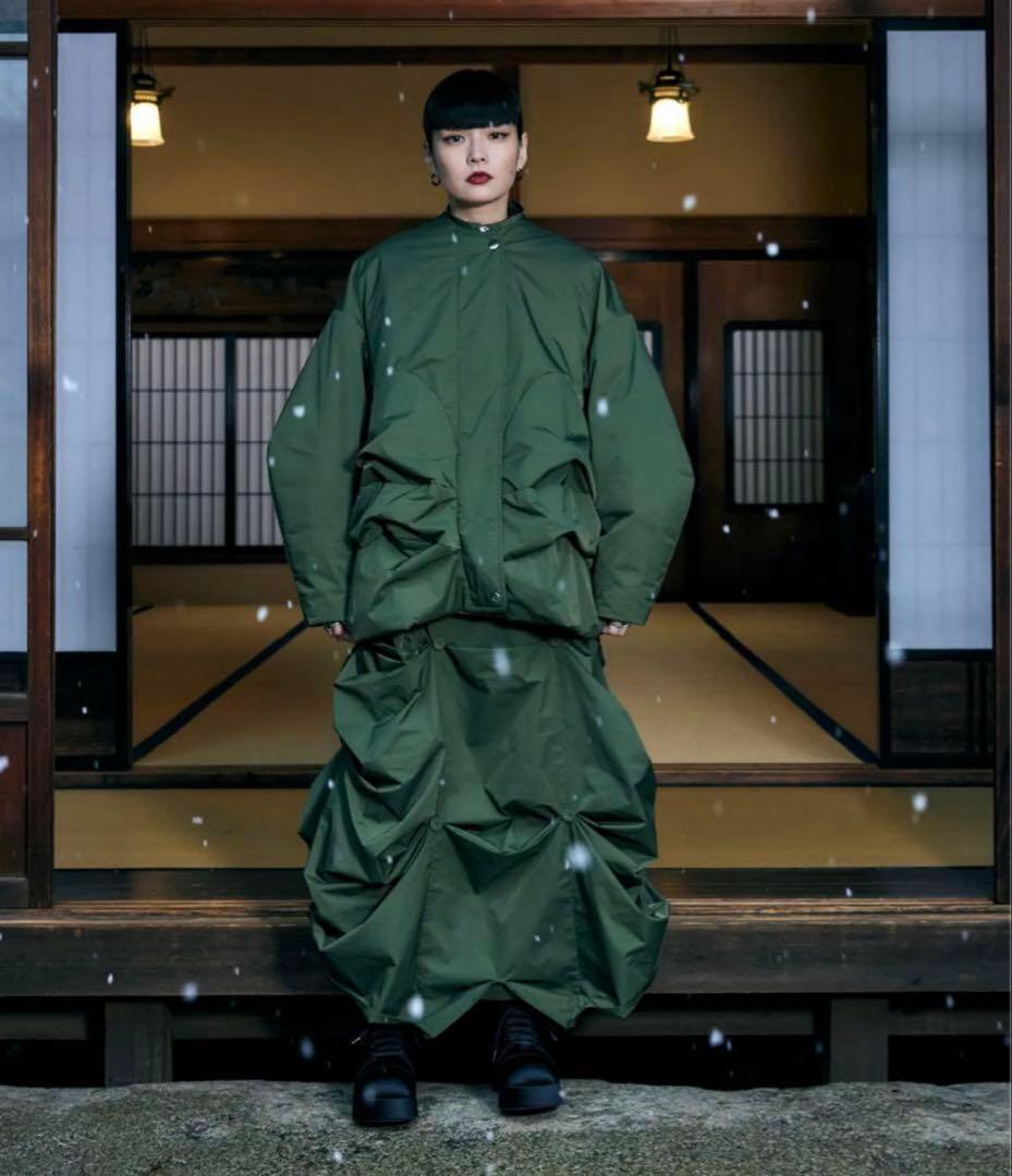 エンフォルド　SOLID BLOUSON カーキ　38