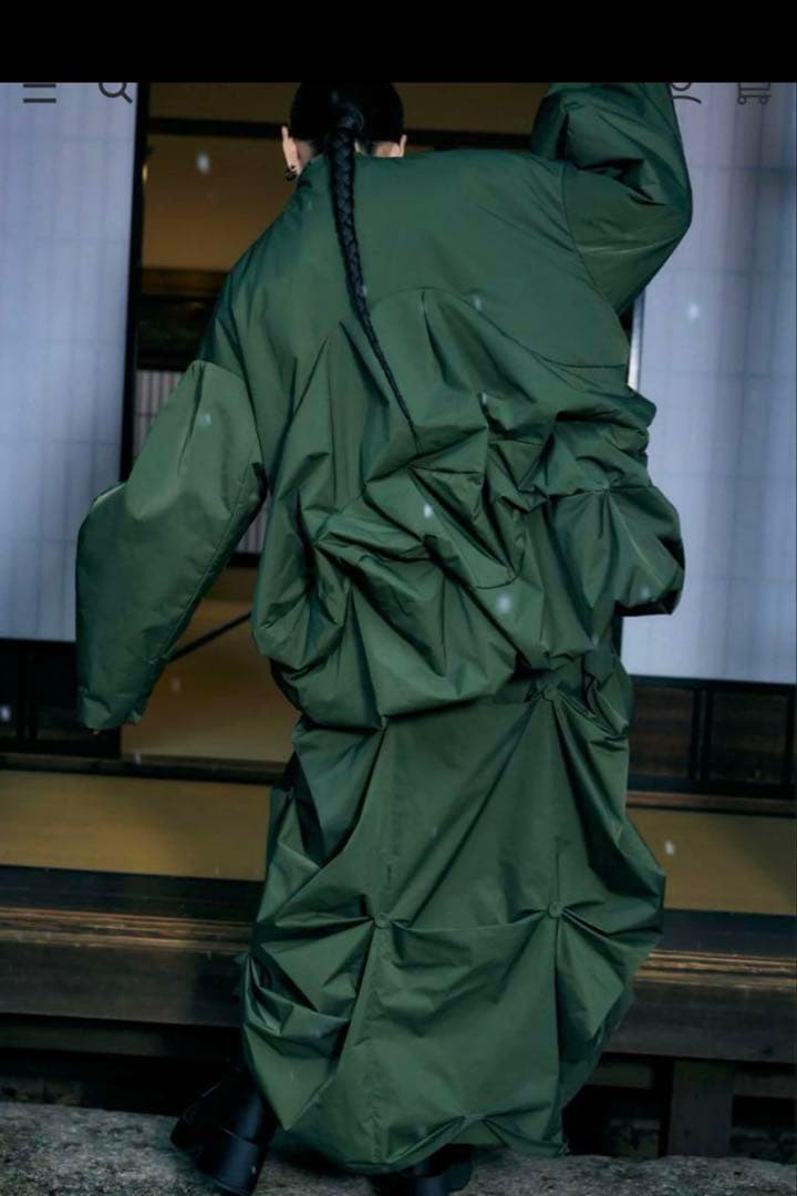 エンフォルド　SOLID BLOUSON カーキ　38