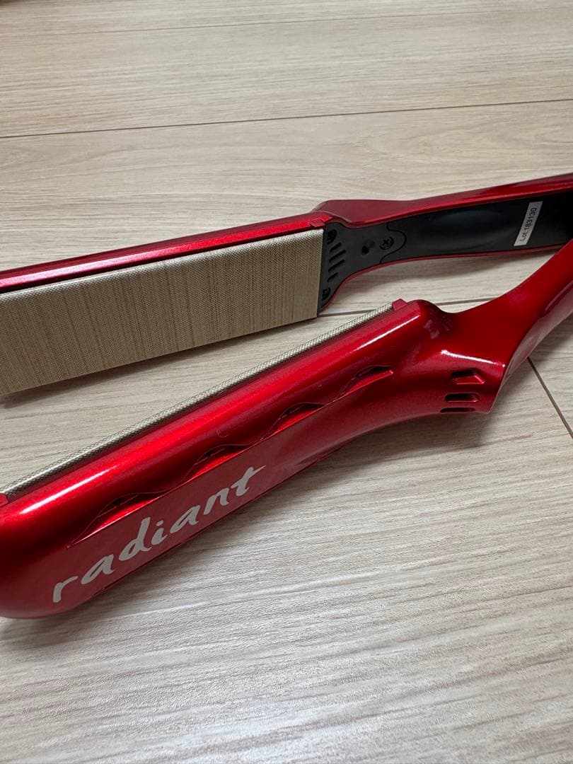 箱あり★radiantラディアント★ストレートヘアアイロン★35mm★レッド