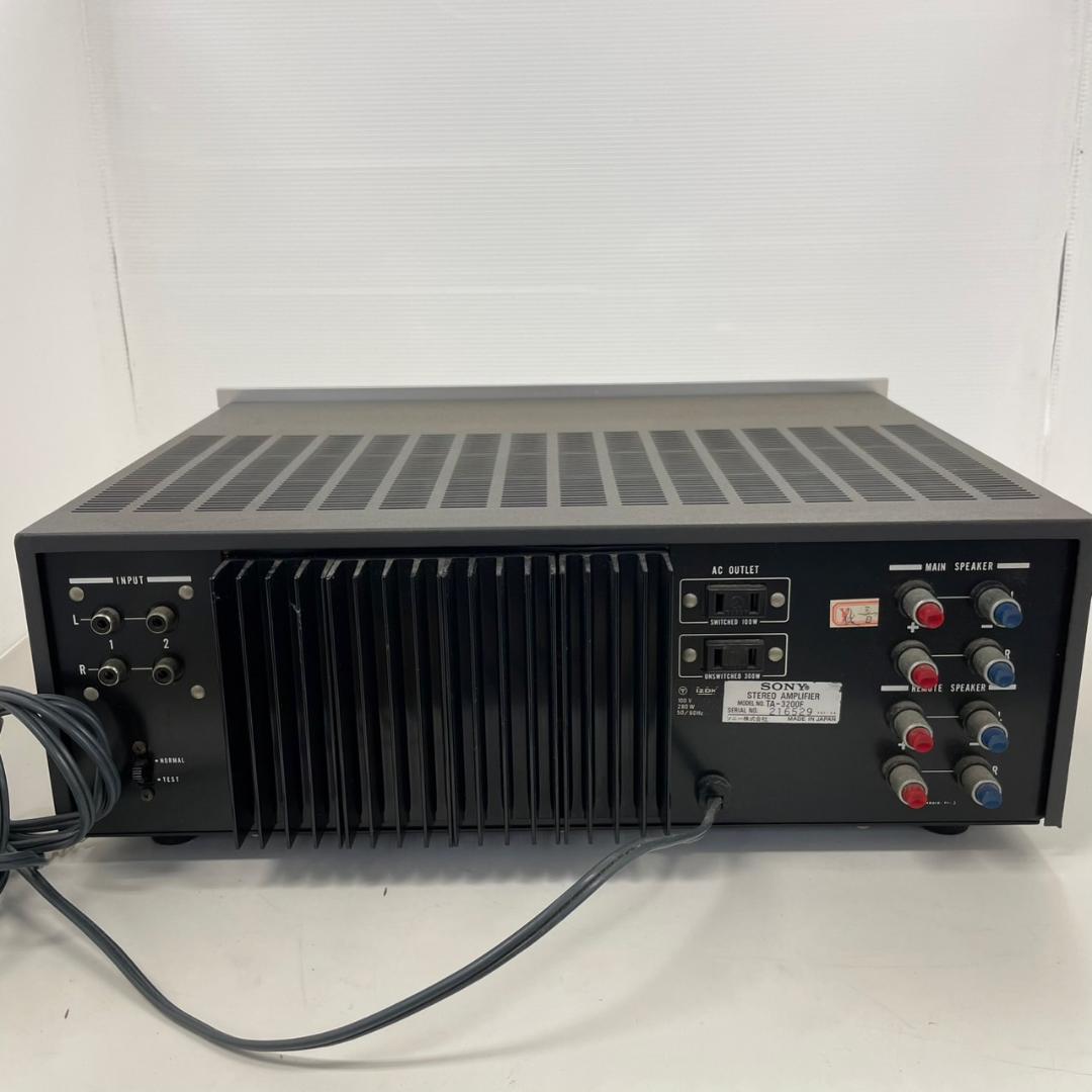 772097/SONY STEREO AMPLIFIER TA-3200F 通電