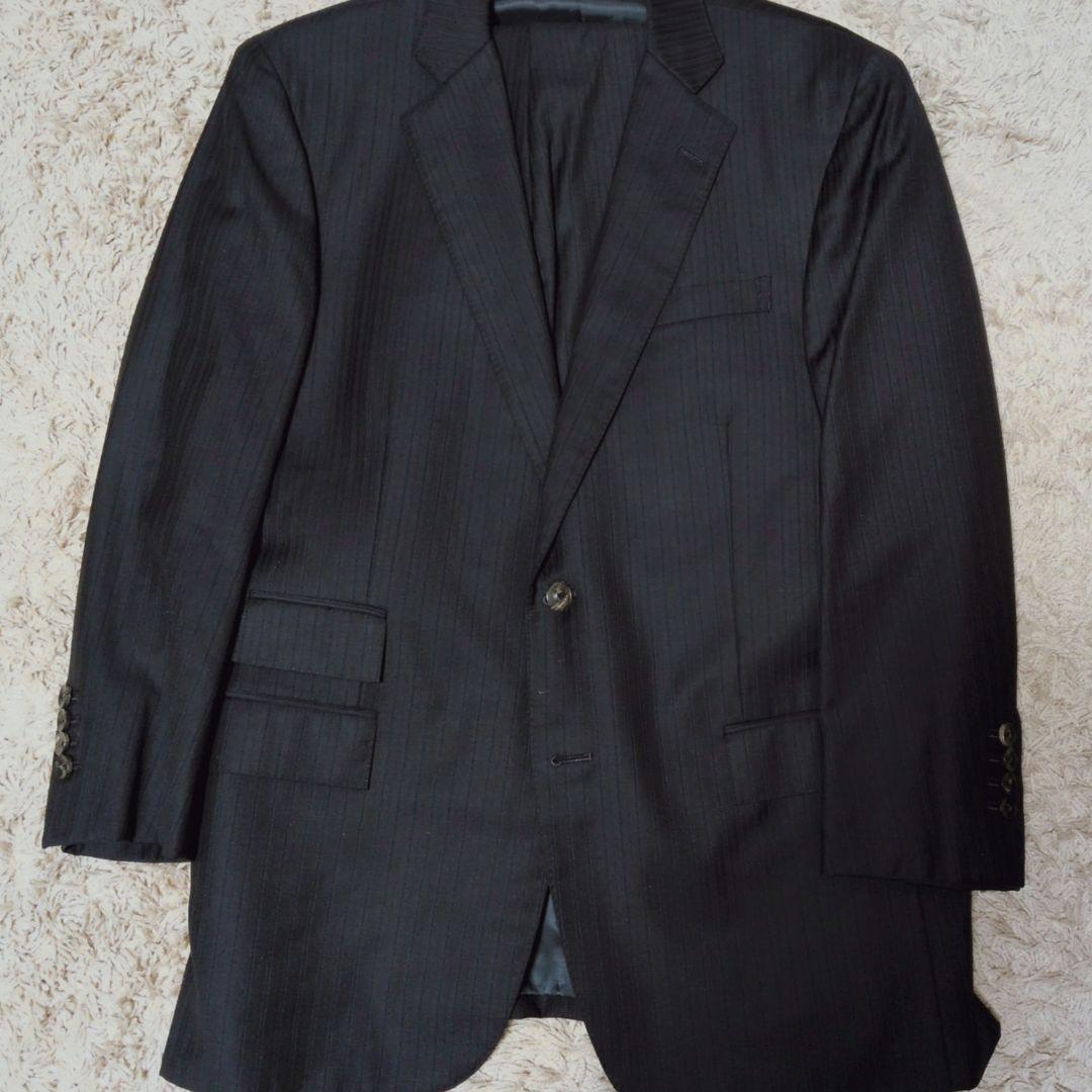 ブルックスブラザーズ セットアップ カノニコ スーパー110’s 濃紺 L相当