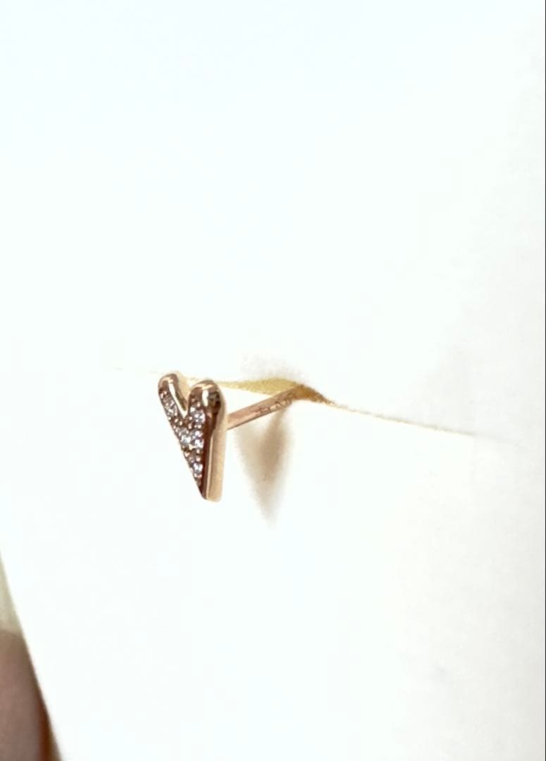 スタージュエリー K10 ピアスCONNECT WITH LOVE 片耳