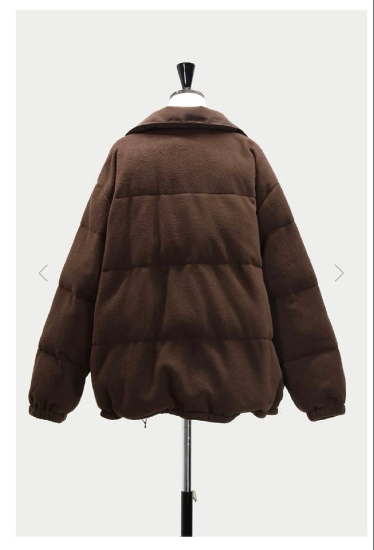 新品タグ付き　machatt フリースパデットコート　ブラウン