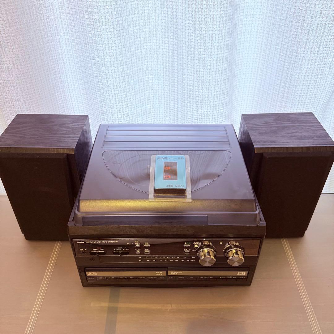 トウショウ CDコピー機能搭載マルチプレーヤー TCDR-186WC リモコン付