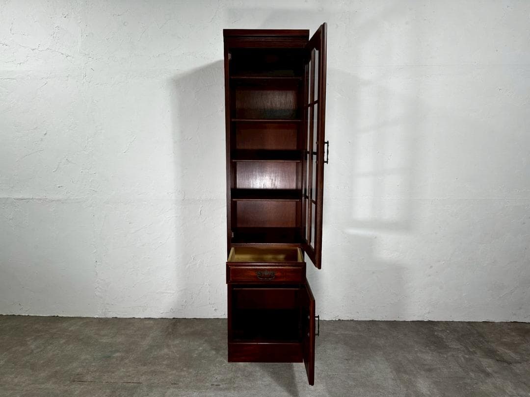 『karimoku』カリモク ハイチェスト カップボード 飾棚 RWche12