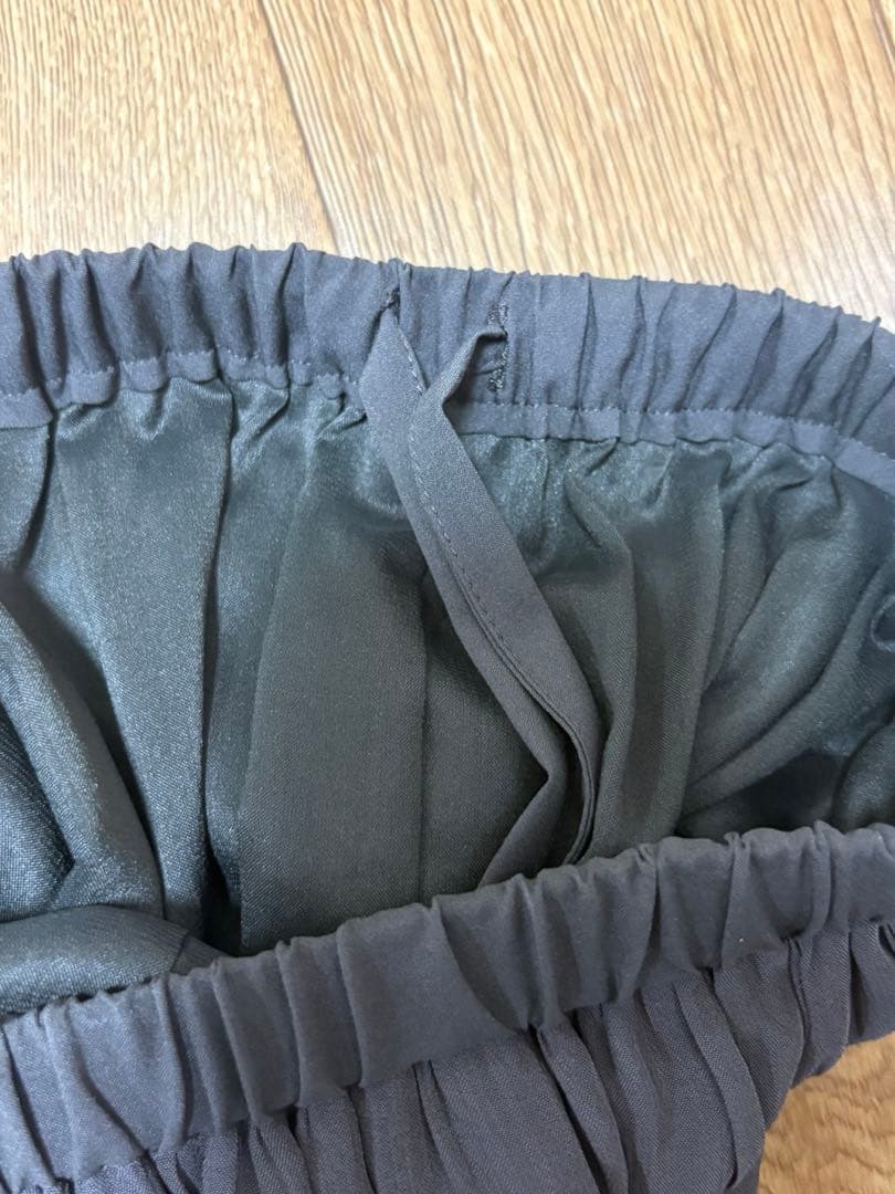 新品　ビアズリー シワシフォンギャザーパンツ