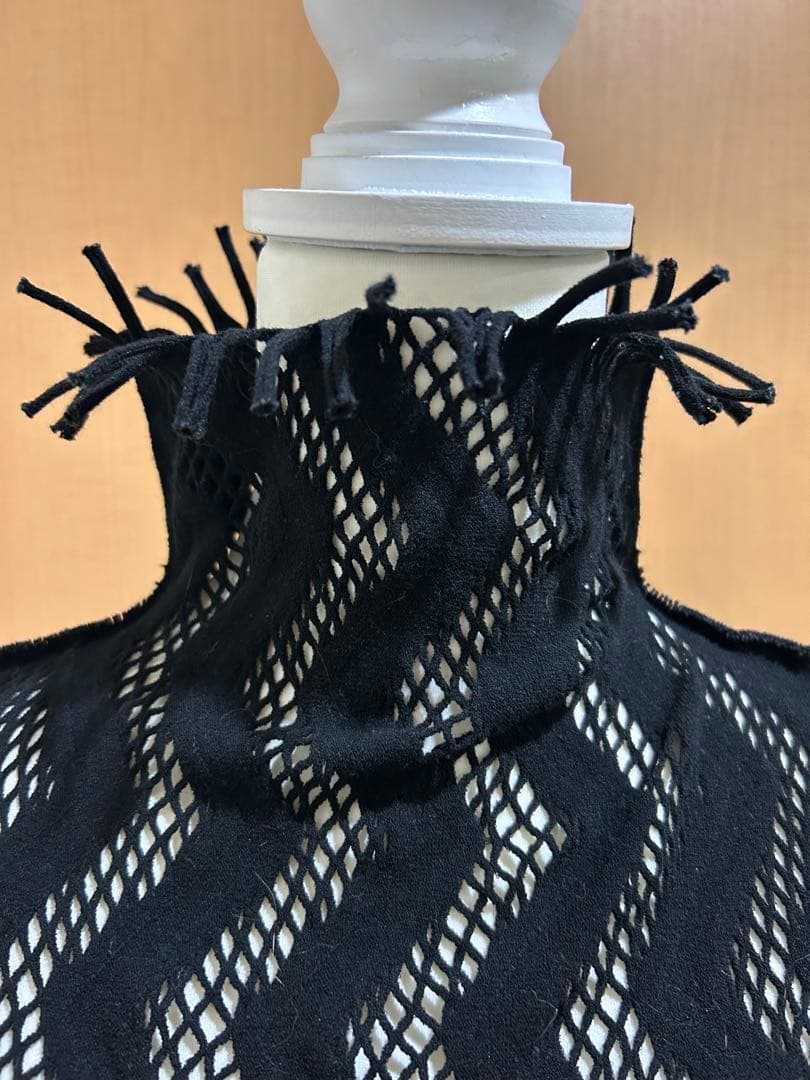 ⭐️a-poc INSIDE 黒パリコレランウェイネットトップス極美品⭐️