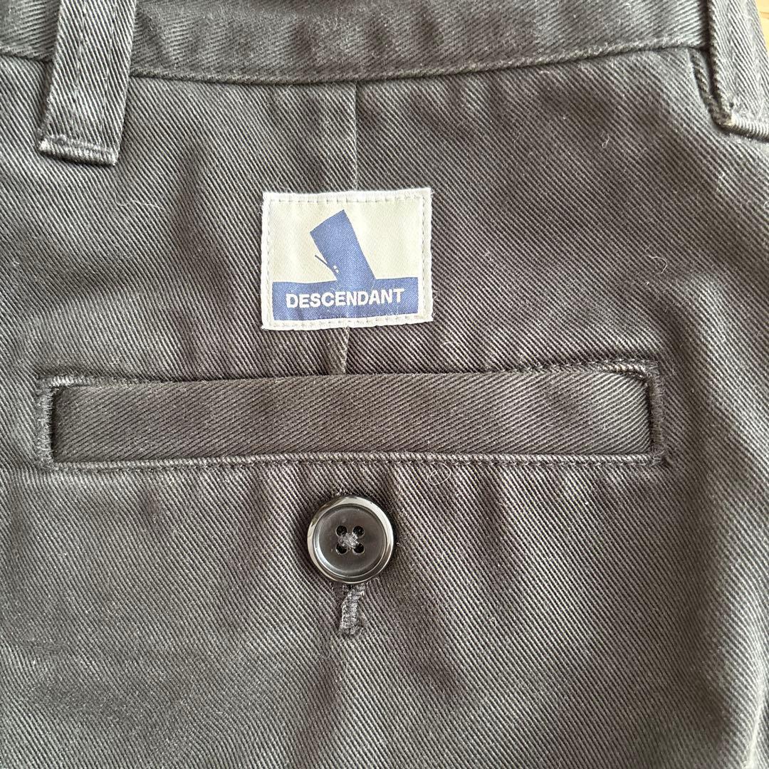 DESCENDANT DC-3 / Wide ブラックチノパン