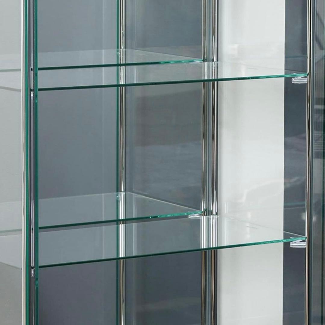 不二貿易 コレクション背面ミラーケースフィギュアケース 4段