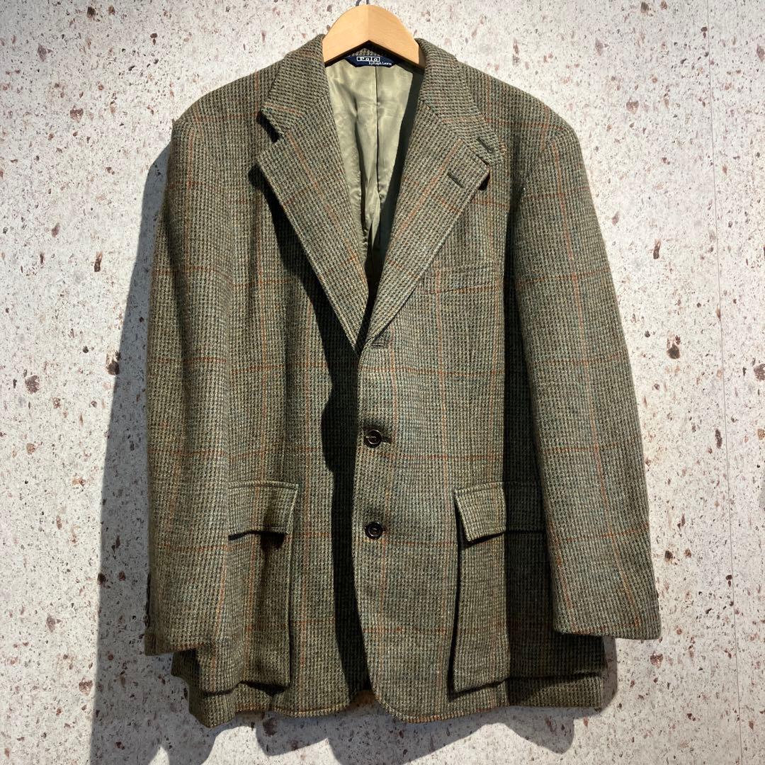90s POLO RALPH LAUREN ツイードハンティングジャケット