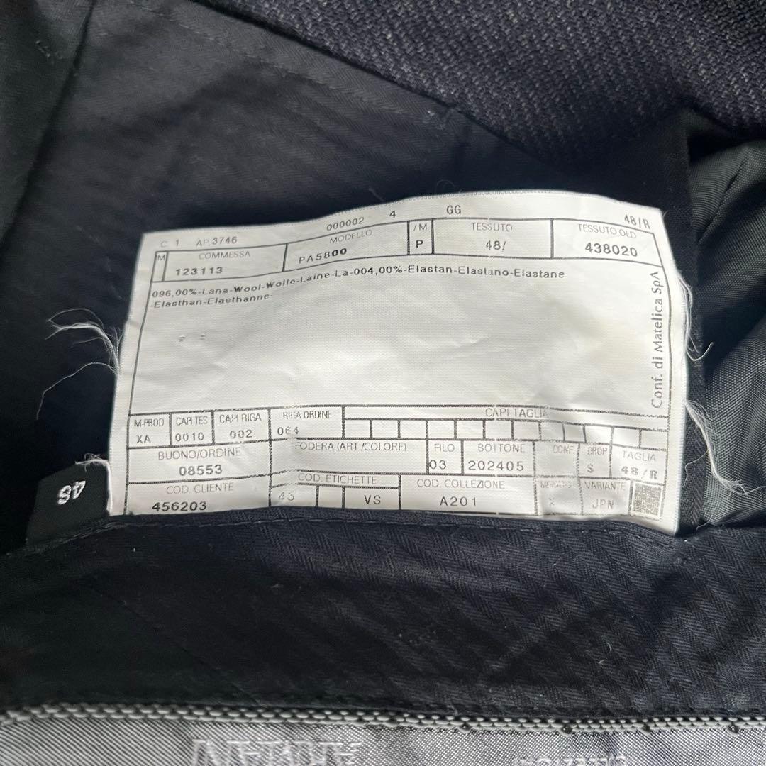 パンツ armani archive wool grey trousers