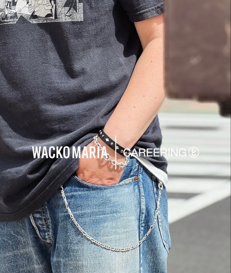 ⭐️WACKOMARIA CAREERINGウォレットチェーンキャリアリングピアス