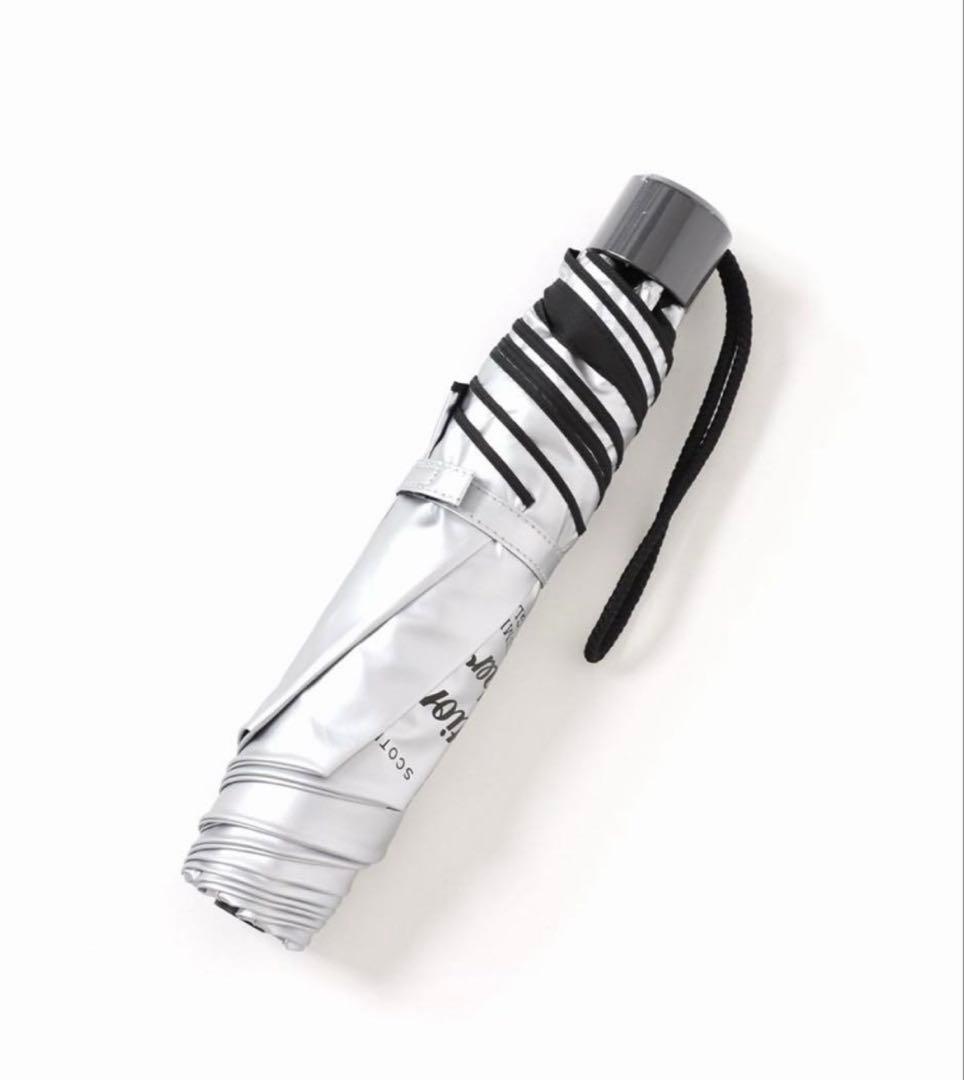 トラディショナルウェザーウェア　晴雨兼用折りたたみ傘　日傘　シルバー　新品未使用