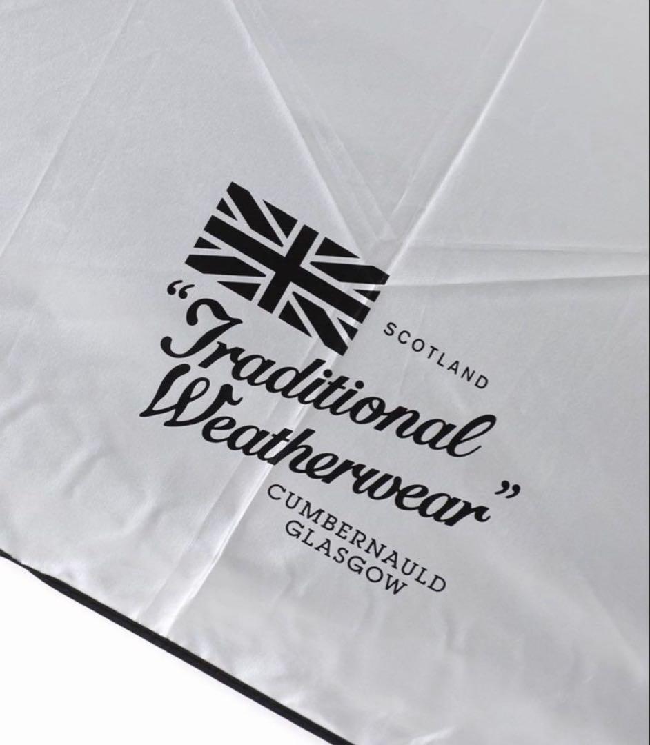 トラディショナルウェザーウェア　晴雨兼用折りたたみ傘　日傘　シルバー　新品未使用