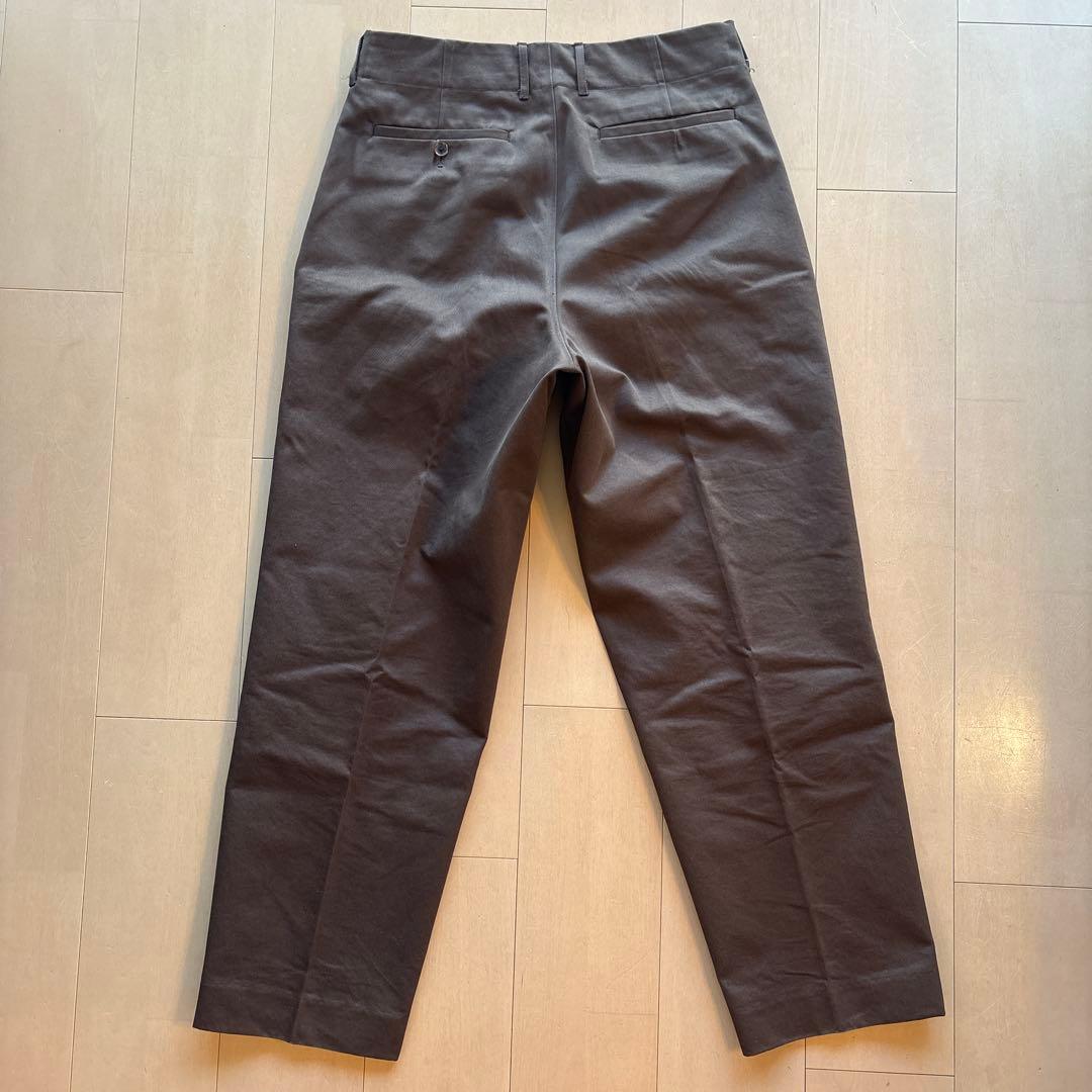 パンツ auralee washed finx chino tapered pants4