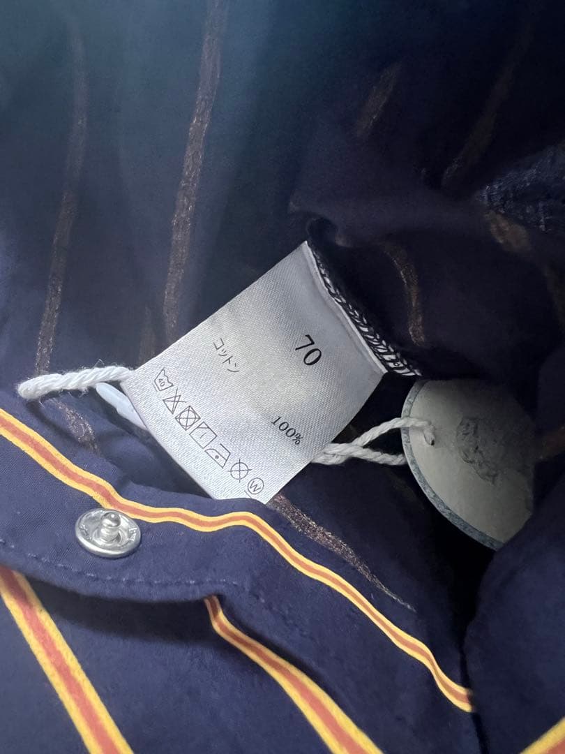 House on the Hill ストライプオーバーオール 70cm