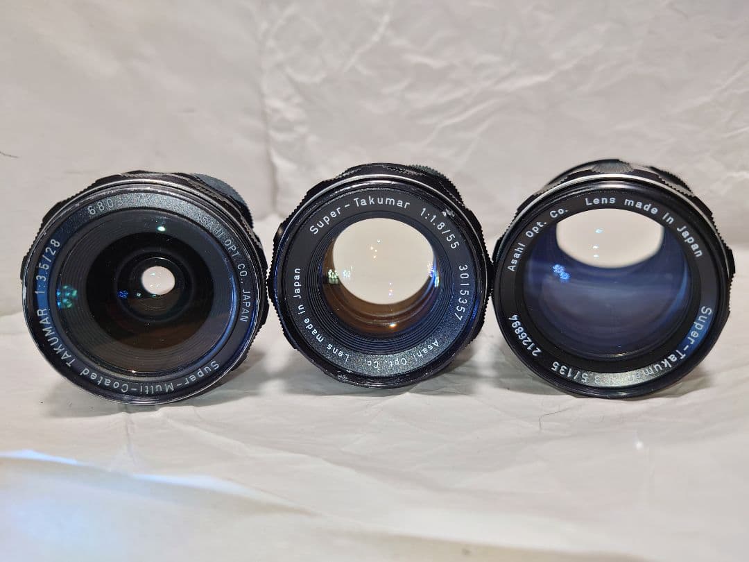美品！3点★Super-Takumar 28 55 135mm F3.5 M42