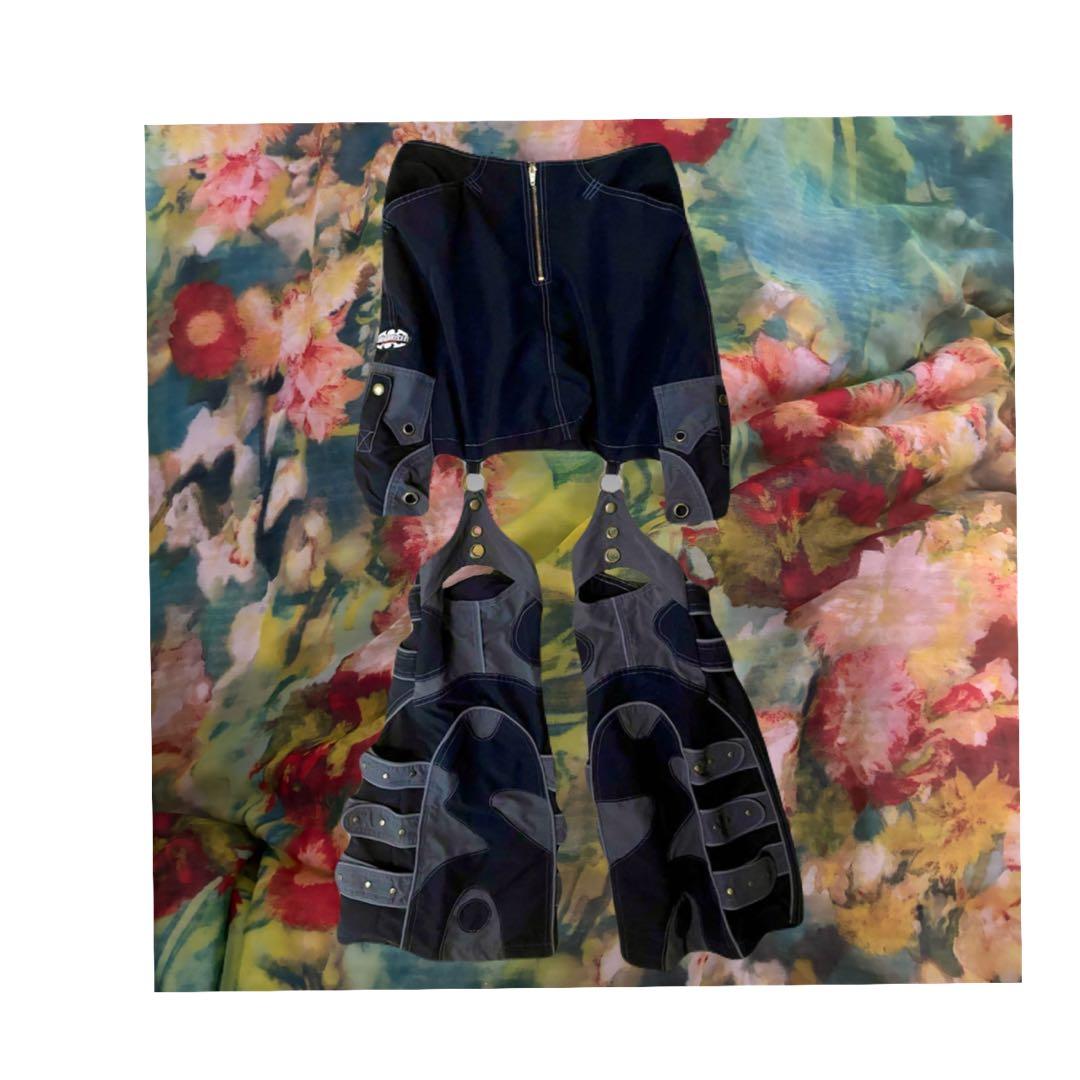 【SHAMAN Electro】サイバー ミニスカート レイヴ　y2k