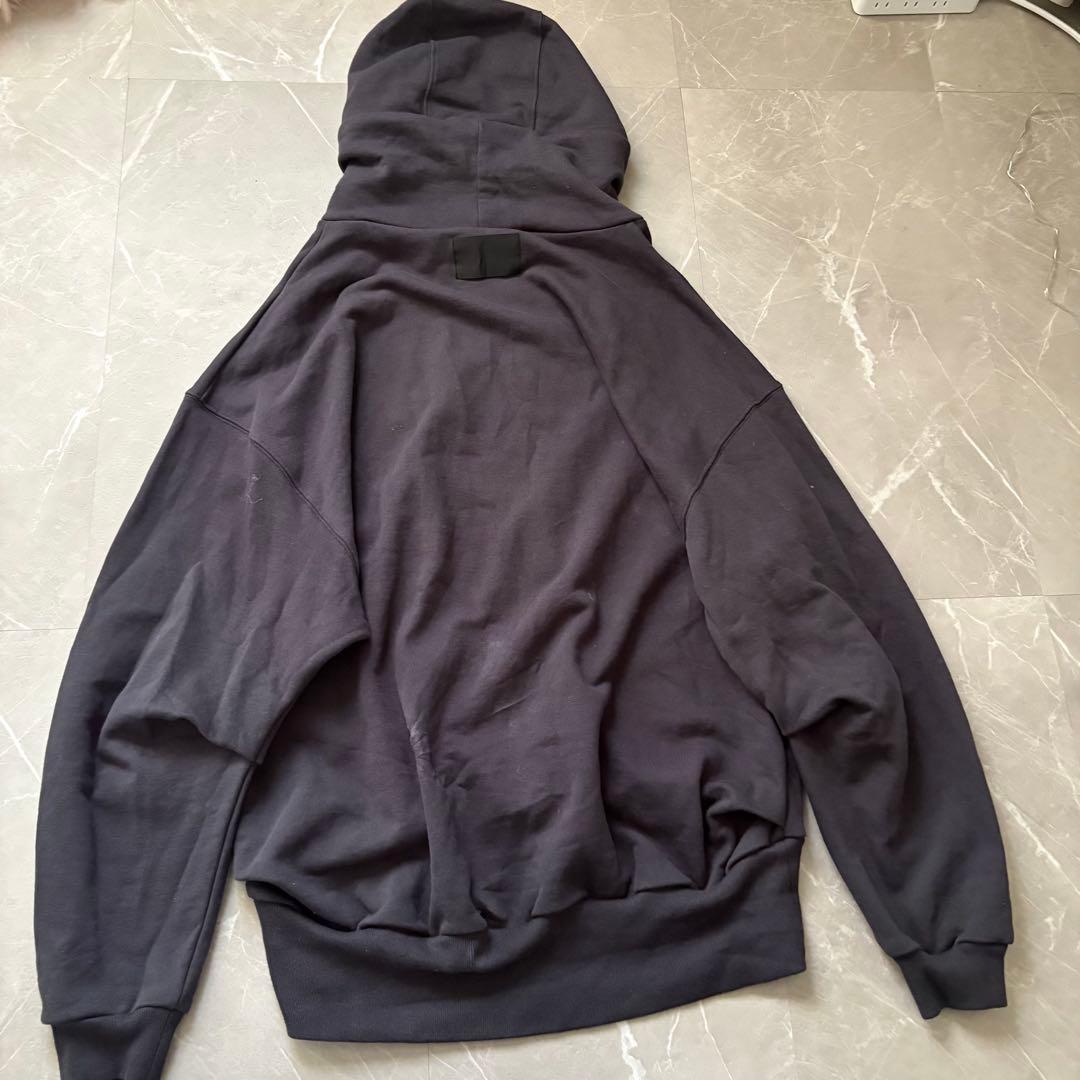 コグザビッグスモーク　ビッグフードパーカー　タックスリーブスウェット