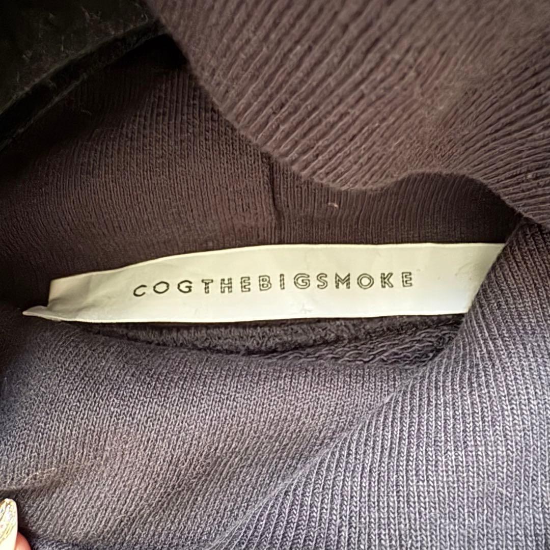 コグザビッグスモーク　ビッグフードパーカー　タックスリーブスウェット