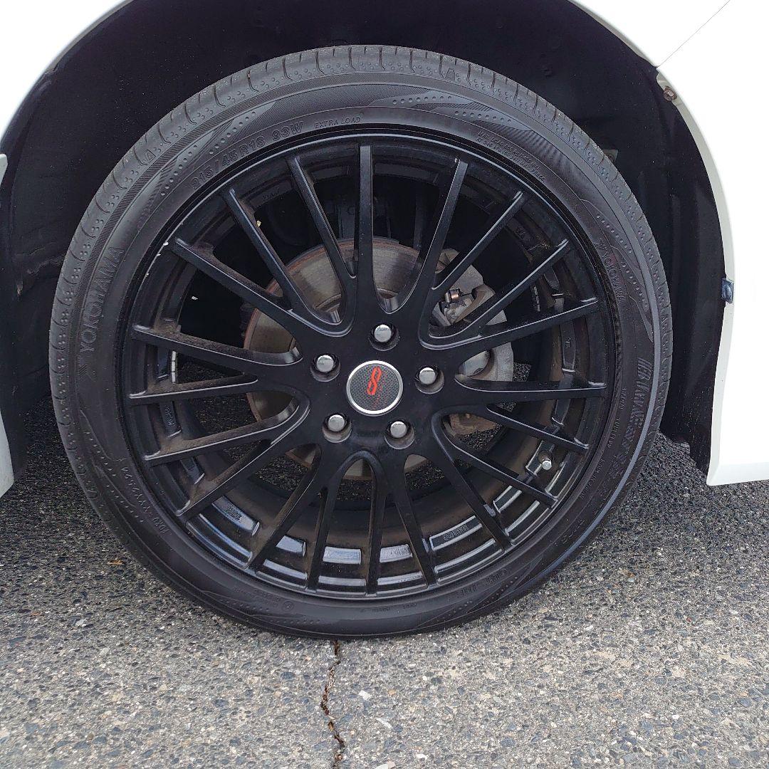 ヨコハマ 215/45R18 ノアヴォクシー ENKEI18ブラックホイール