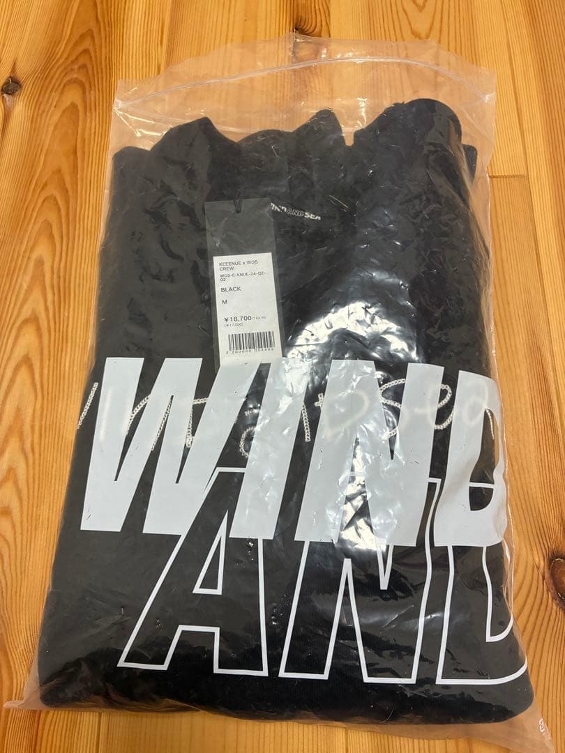WIND AND SEA × KEEENUEブラック スウェット Mサイズ