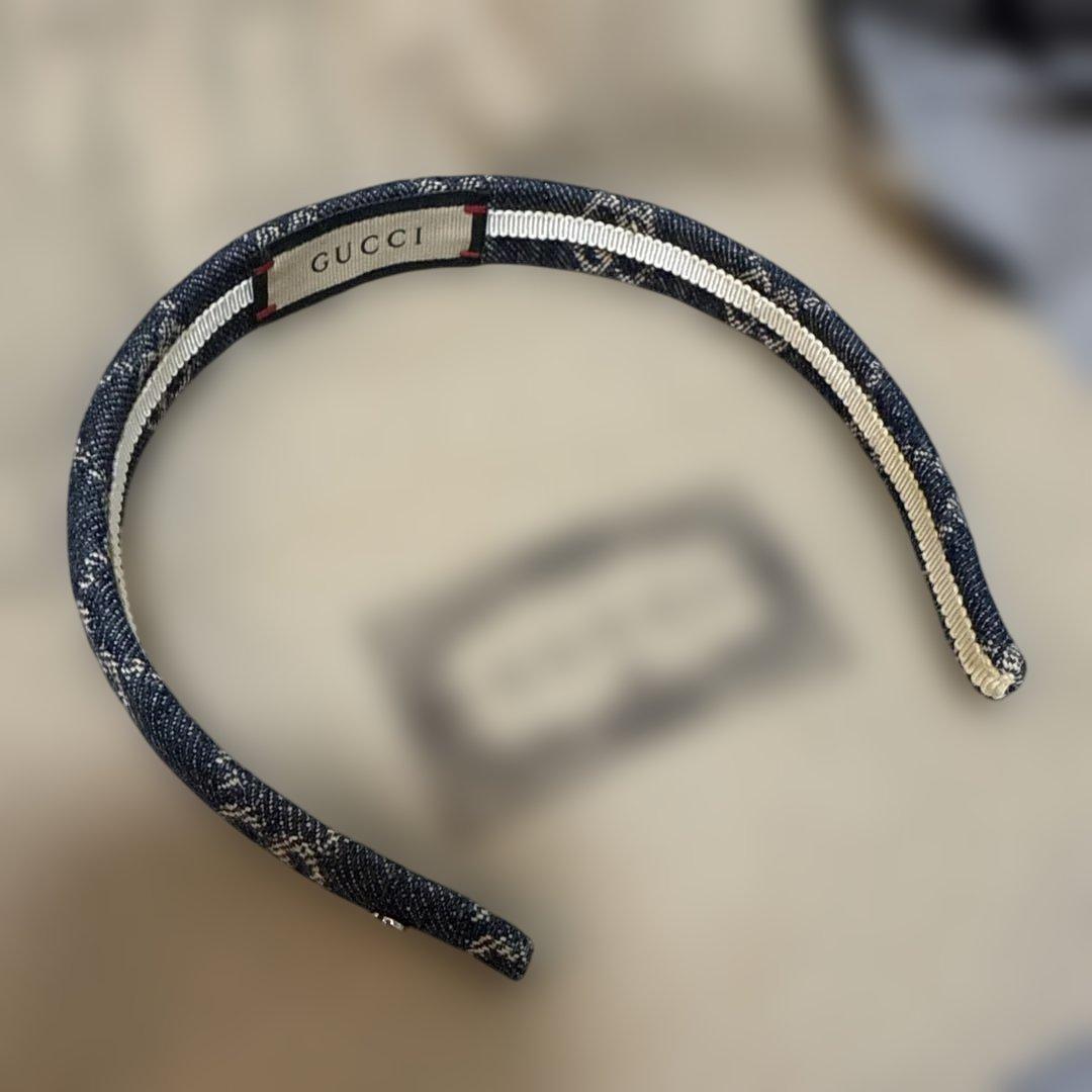 Gucci グッチ 『エコ ウォッシュ ド デニム ヘアバンド』