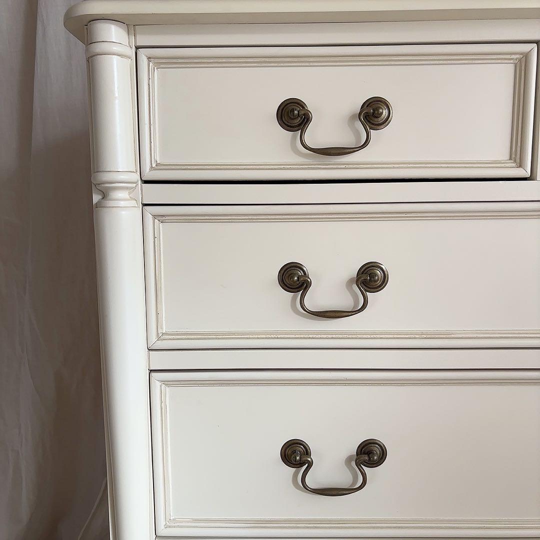 かなり美品　ローラアシュレイ　チェスト　クリフトン　フレンチカントリー　白家具