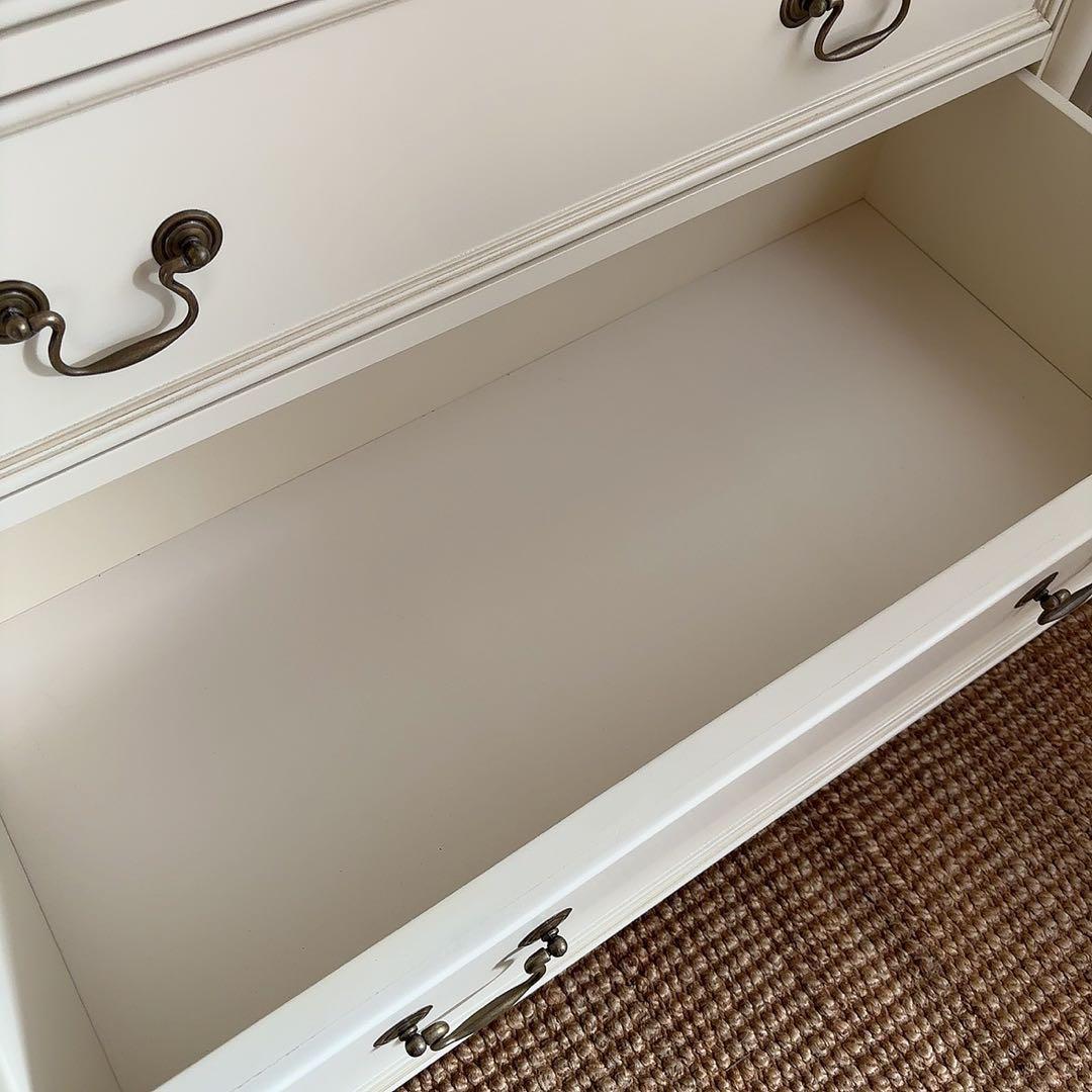 かなり美品　ローラアシュレイ　チェスト　クリフトン　フレンチカントリー　白家具