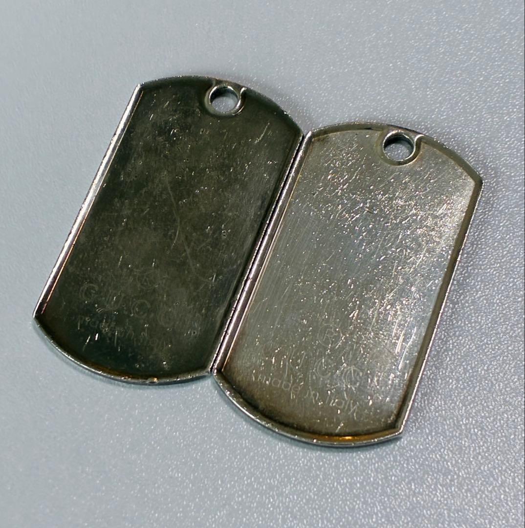 ☆GUCCI グッチ ドッグタグ 2枚セット SV925 43g 現状品☆
