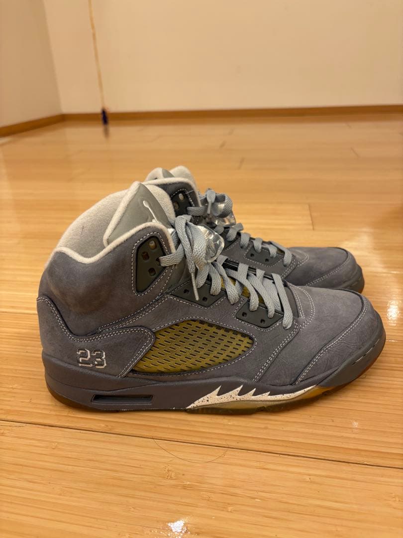 未使用　エアジョーダン 5 レトロ　グレー　 サイズ28cm