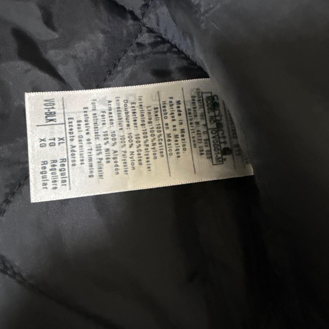 Carhartt ダックベスト XL ブラック