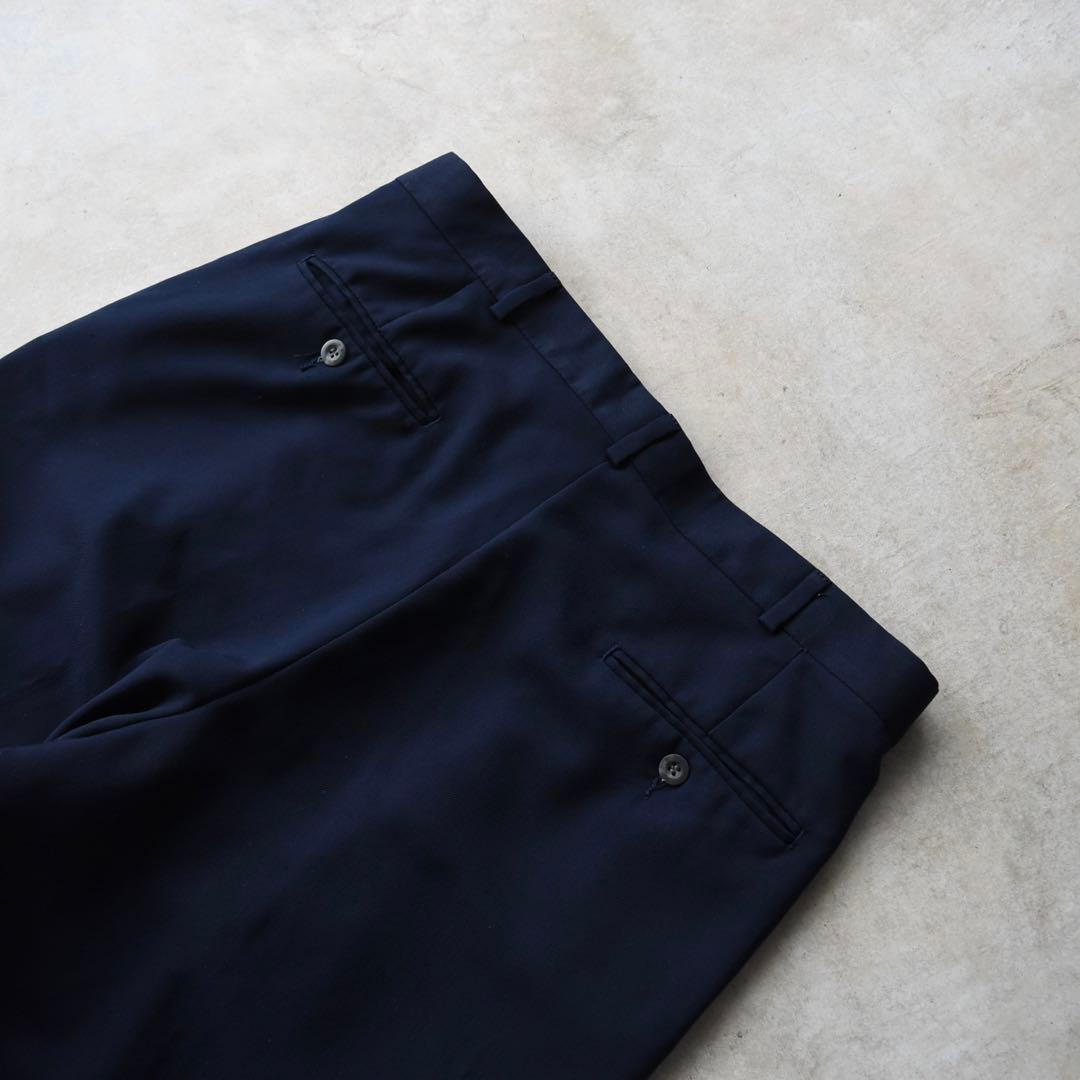 00s SLATESスレイツ ツータックスラックスネイビーW34L29ドッカーズ