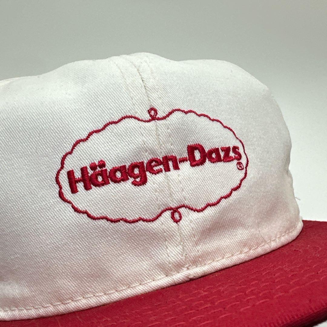 【c219】レア！企業ロゴ ヴィンテージキャップ 日本未発売　ハーゲンダッツ