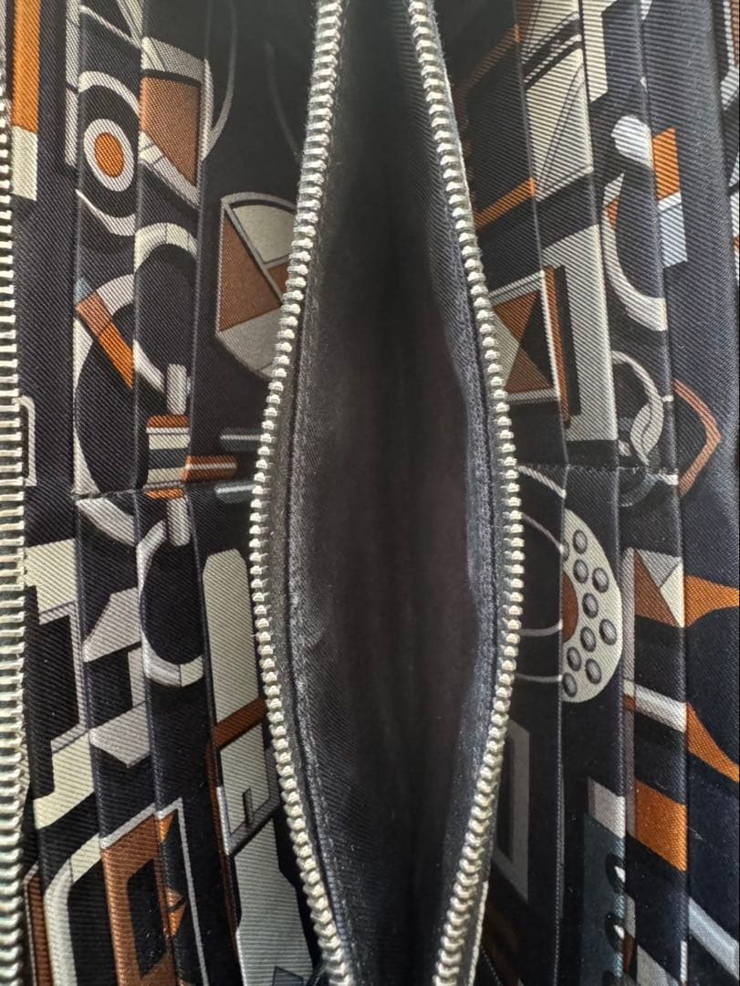 HERMES エルメス アザップロング シルクイン ブラック