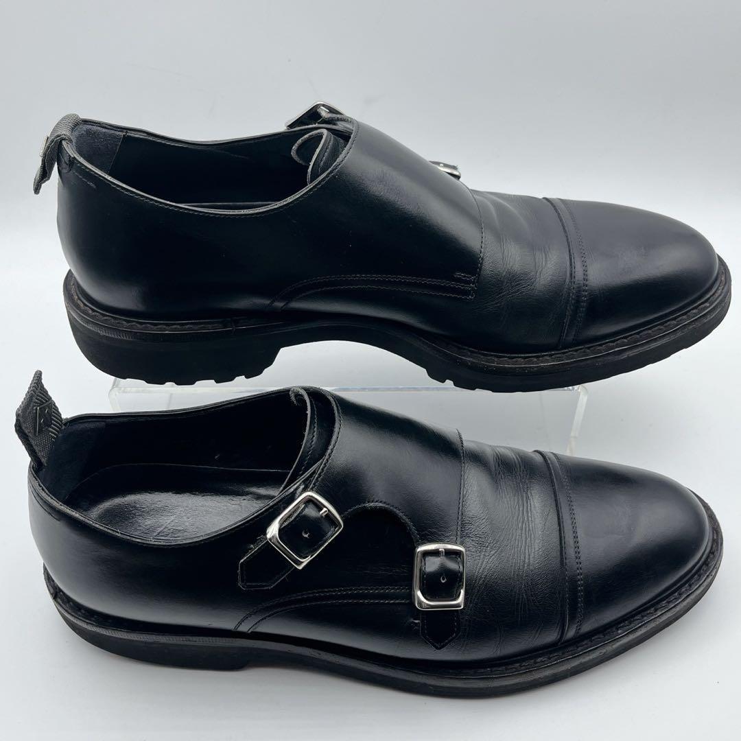 WH ヒロシツボウチ 干場スペシャル ダブルモンク 黒 トラックソール 26