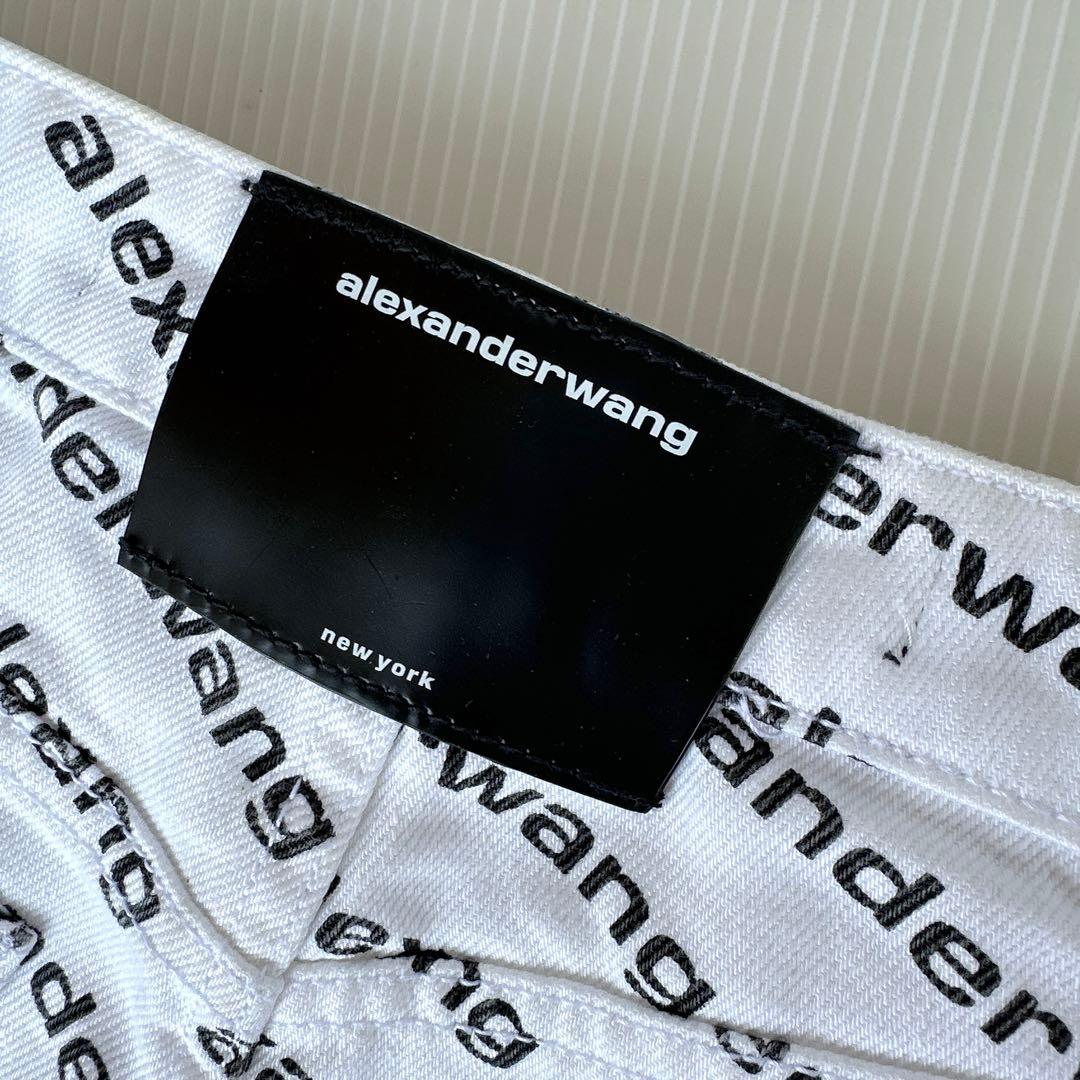 Alexander wang ショートパンツ　ハイウエストショーツ　25